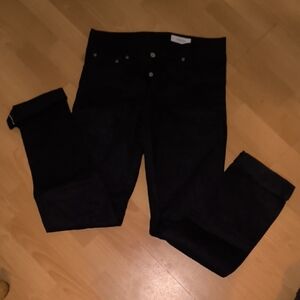 Gustin | Men's Straight Jeans in Deep Black